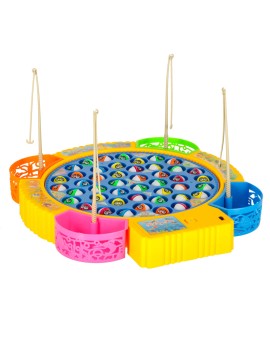 Gra zręcznościowa rodzinna rybki łowienie 45 rybek + 4 wędki Kik Sp. z o. o. Sp. k. | Time- 2