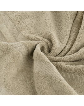 Klasyczny ręcznik PORTO z welwetową bordiurą w pasy, 500 g/m2 Eurofirany | Time- 4