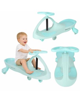 Jeździk grawitacyjny LED Swing Fix S3 świecące koła miętowy