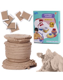 Glina rzeźbiarska masa do modelowania zapas do koła garncarskiego 1200g