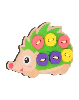 Zestaw edukacyjny do nauki szycia guzików jeż jeżyk Kik Sp. z o. o. Sp. k. | Time- 2