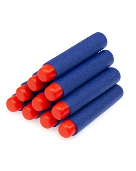 Strzałki naboje do wyrzutni pistoletu piankowe 10 sztuk 7,2cm