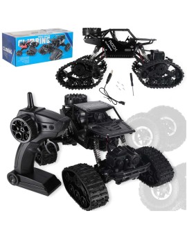 Samochód zdalnie sterowany na pilota RC Rock Crawler 4x4 LHC012 auto 2w1 czarny
