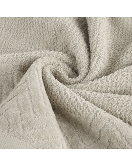 Ręcznik LOREN o ryżowej strukturze i welwetową bordiurą, 500 g/m2 Eurofirany | Time- 4