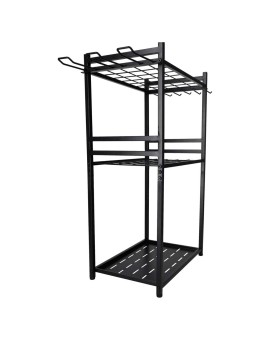 Stojak LUARO na narzędzia ogrodowe grabie łopaty miotły organizer warsztatowy Kik Sp. z o. o. Sp. k. | Time- 2