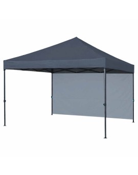 Pawilon ogrodowy LUARO namiot imprezowy handlowy altana 3x3 m czarny Kik Sp. z o. o. Sp. k. | Time- 2