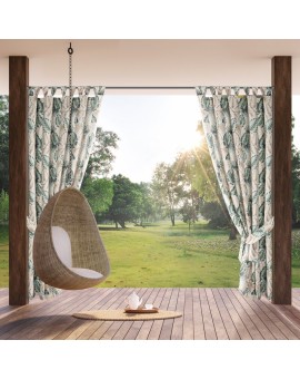 Zasłona Gotowa Garden 7 Na Szelkach 155 X 260 Cm Beżowy