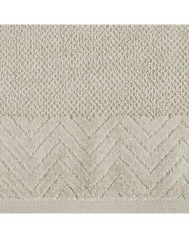 Ręcznik LOREN o ryżowej strukturze z welwetową bordiurą, 500 g/m2 Eurofirany | Time- 3