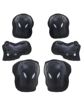Ochraniacze RALLEX na kolana łokcie nadgarstki rolki rower hulajnogę zestaw czarne Kik Sp. z o. o. Sp. k. | Time- 2