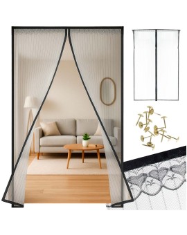 Moskitiera siatka magnetyczna na drzwi 100x210cm CZARNA