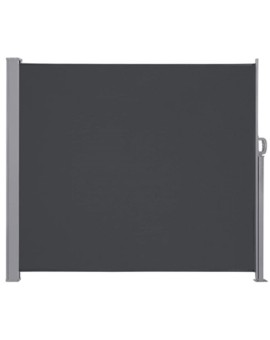 Markiza boczna tarasowa LUARO parawan zwijany 180 x 400 cm szary
