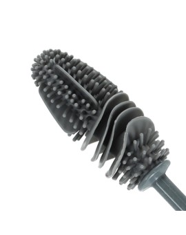 Szczotka do mycia butelek myjka silikonowa szara Kik Sp. z o. o. Sp. k. | Time- 2