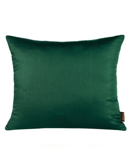 Poszewka na poduszkę 50x70 cm z satyny bawełnianej ciemnozielona NOVA