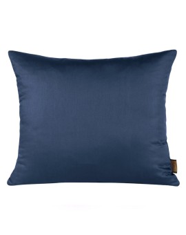 Poszewka na poduszkę 50x70 cm z satyny bawełnianej ciemnoniebieska NOVA