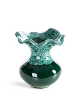 Wazon Dekoracyjny Dina 22 X 22 X 25 Cm Zielony