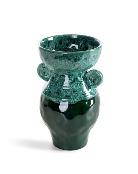 Wazon Dekoracyjny Dina O 14 X 25 Cm Zielony