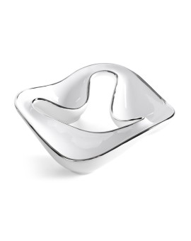 Patera Dekoracyjna Rob (02) 23 X 23 X 6 Cm Biały