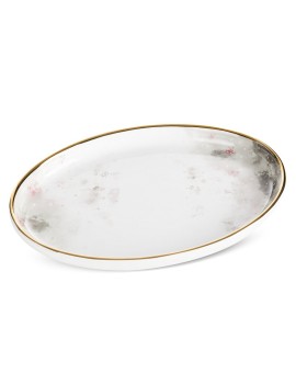 Patera Dekoracyjna Lumia (01) 32 X 23 X 4 Cm Biały