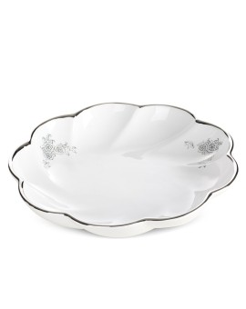 Patera Dekoracyjna Elsa (01) O 30 X 6 Cm Biały