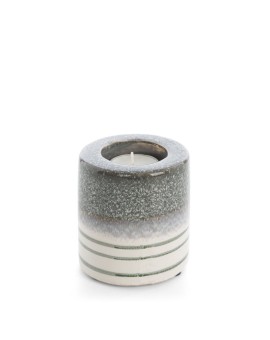 świecznik Dekoracyjny Viki (02) O 8 X 9 Cm Biały