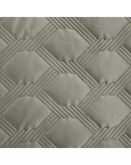 EUROFIRANY PREMIUM narzuta SOFIA 5 z welwetu pikowana metodą hot press Eurofirany | Time- 4