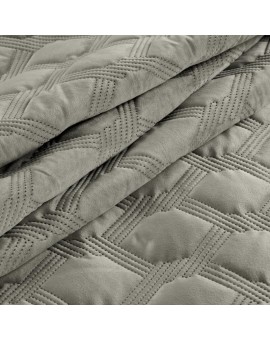 EUROFIRANY PREMIUM narzuta SOFIA 5 z welwetu pikowana metodą hot press Eurofirany | Time- 6