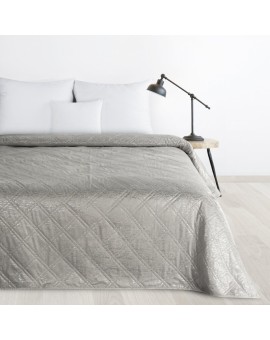 DESIGN 91 narzuta welwetowa pikowana metodą hot press w wzór karo