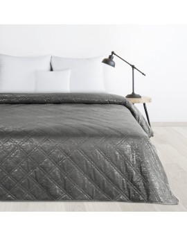DESIGN 91 narzuta welwetowa pikowana metodą hot press w wzór karo