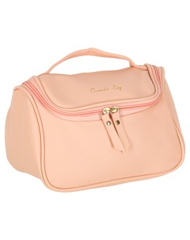 Kosmetyczka kuferek organizer podróżna damska męska pojemna na wakacje różowa Kik Sp. z o. o. Sp. k. | Time- 2