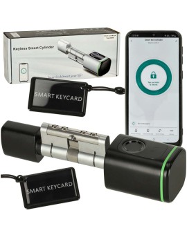 Zamek elektroniczny SMART wkładka inteligentna do drzwi odcisk palca bluetooth