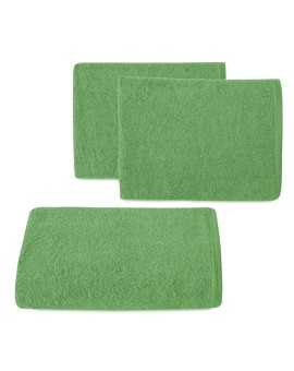 Myjka do ciała 16x21 cm bawełniana kolor zielony 400 g/m2 GŁDAKI 1