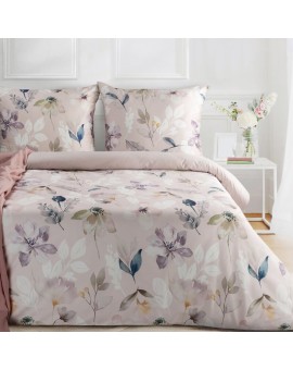 Komplet Pościeli Satynowej Premium33 160 X 200 Cm Jasnoróżowy