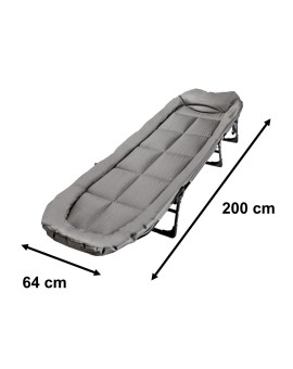 Łóżko turystyczne LUARO składane leżanka leżak polowe karpiowe biznesowe przenośne lekkie 190x63x30cm Kik Sp. z o. o. Sp. k. | T