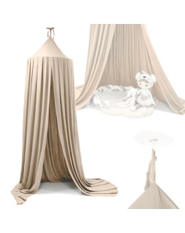 Baldachim kurtyna namiot tipi wiszący beż