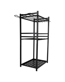 Stojak LUARO na narzędzia ogrodowe grabie łopaty miotły organizer warsztatowy Kik Sp. z o. o. Sp. k. | Time- 2