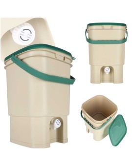 Kompostownik domowy LUARO pojemnik na kompost odpady kuchenne 15l