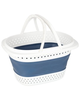 Kosz na pranie składany silikonowy duży koszyk 32L Kik Sp. z o. o. Sp. k. | Time- 2