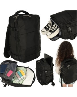 Plecak podróżny do samolotu bagaż podręczny kabinowy turystyczny wodoodporny 45x32cm