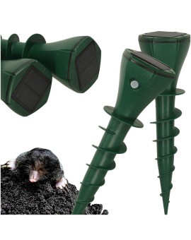Odstraszacz solarny na krety nornice węże przeciwko kretom gryzoniom 2 szt.