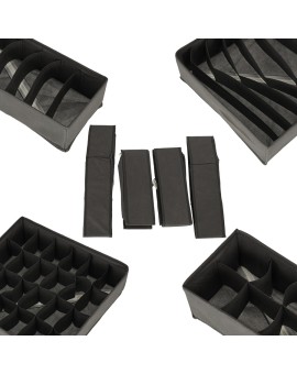 Organizer do szuflady na bieliznę skarpetki 4 sztuki Kik Sp. z o. o. Sp. k. | Time- 2