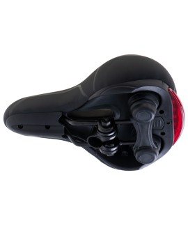 Siodełko rowerowe RALLEX sportowe wygodne pianka elastyczna lampka LED Kik Sp. z o. o. Sp. k. | Time- 2