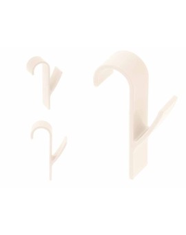 Wieszak haczyk na grzejnik kaloryfer łazienkowy kremowy