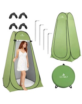 Namiot LUARO samorozkładający na prysznic przebieralnia turystyczna toaleta wc zielona