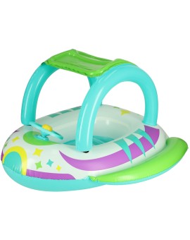 Kółko do pływania koło dmuchane z kierownicą pontonik dla dzieci z siedziskiem BESTWAY 34149