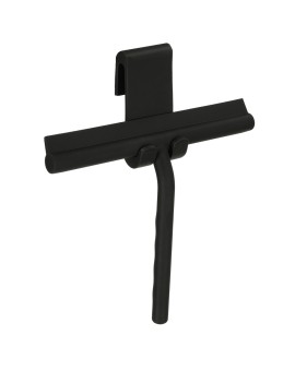 Ściągaczka do wody pary do szyb okien kabin prysznicowych czarna silikonowa