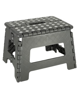 Stołek taboret składany antypoślizgowy 22cm ciemny szary