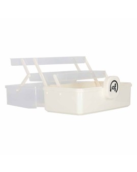 Organizer na leki pojemnik pudełko kasetka apteczka duży XL na zamek skrzynka 29x19x15,5 cm