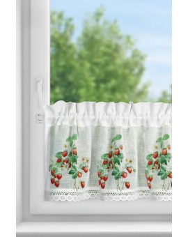 Firana Gotowa Ksenia Na Taśmie 150 X 30 Cm Biały