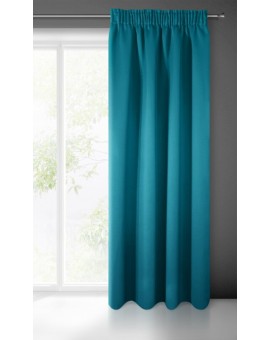 Zasłona morska zaciemniająca gładka półmatowa 135x270 cm taśma - LOGAN Eurofirany | Time- 2