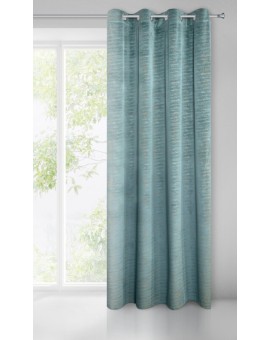 Zasłona welwetowa turkusowa 140x250 przelotka - ALUVIA Eurofirany | Time- 2